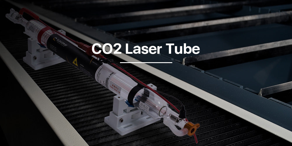35-70W CO2 Laser Tube Upgraded Metal Head CR Series