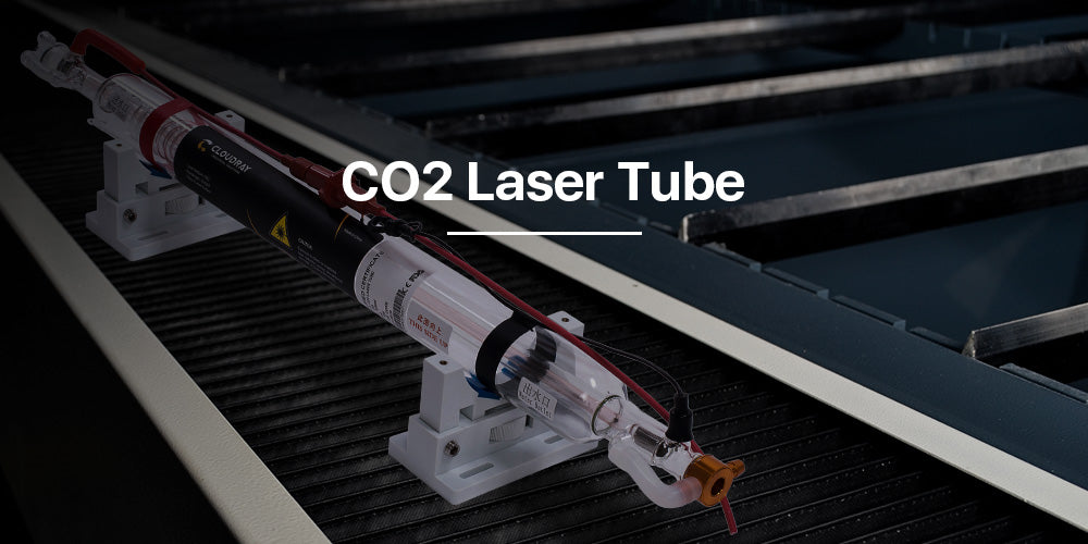 60-100W CO2 Laser Tube Upgraded Metal Head CR Series