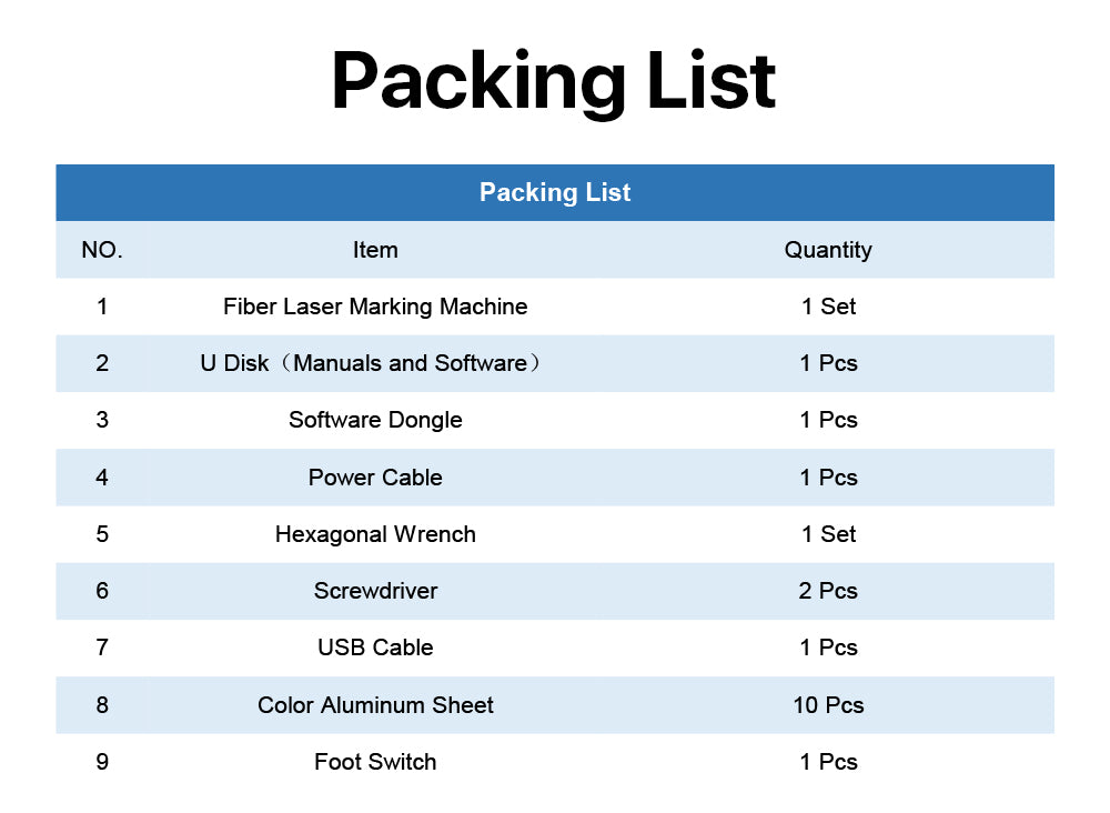 1064nm 3D Laser Marking Machine 50W