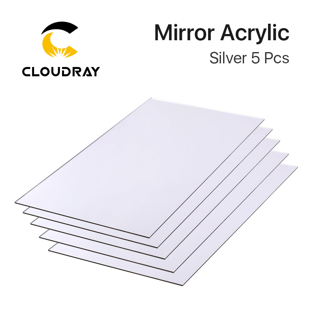 Mirror Acrylic 5pcs Gold Silver 30*60*0.3cm DIY Testing Material Wholesale