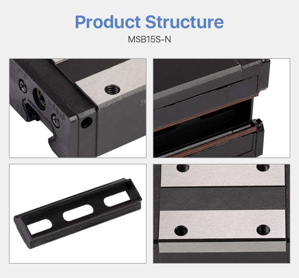 PMI Linear Guideway Carriage - MSB15S-N